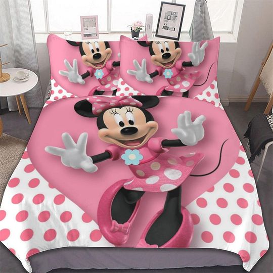 Disney Minnie Mouse Cotton Matting Bedding Set
