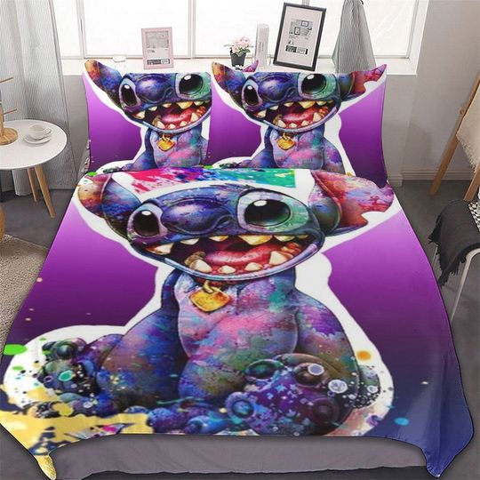 Disney Stitch Duvet Cover Pillow Cover Bedding Set
