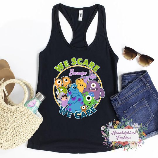 Monster Inc Tank Top, Disney Monsters Inc Tank