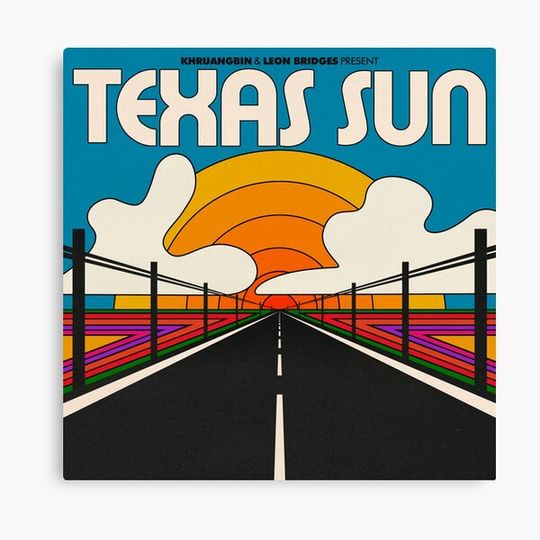 texas sun. Canvas