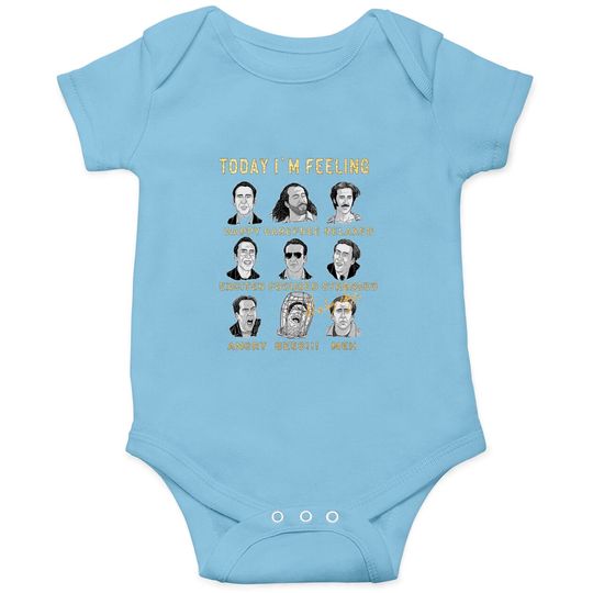 Nicholas Cage  Nicolas Cage  Nick Cage  Nic Cage Onesies