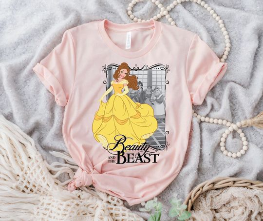 Disney Beauty And The Beast Belle Dress Graphic T-Shirt