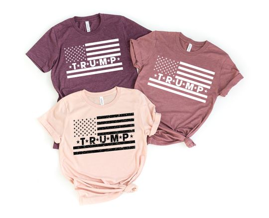 Discover Trump Flag Shirt,  2024 Trump Shirt, Republican T Shirt, Voting Shirt