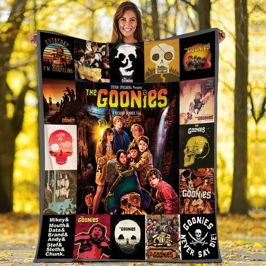 The Goonies Fleece Blanket, The Goonies Chunk Fleece Blanket