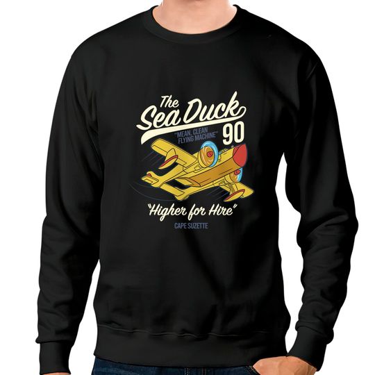 Disney Talespin The Sea Duck Show Sweatshirts