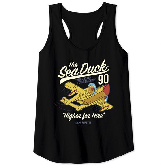 Disney Talespin The Sea Duck Show Tank Tops
