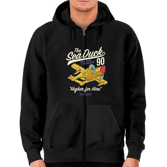 Disney Talespin The Sea Duck Show Zip Hoodies