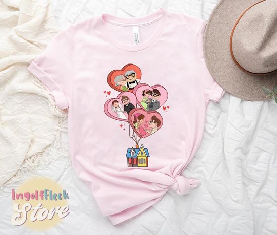 Retro Carl And Ellie Shirt, Disney Couple Shirt