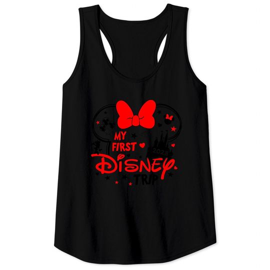 My First Disney Trip Minnie Mouse - Disney Trip Tank Tops