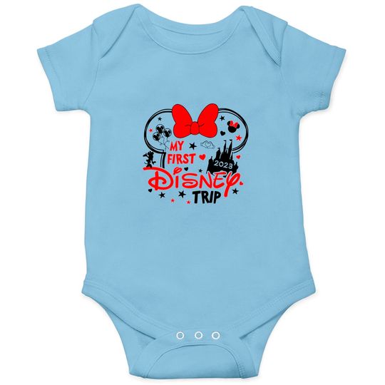 My First Disney Trip Minnie Mouse - Disney Trip Onesies