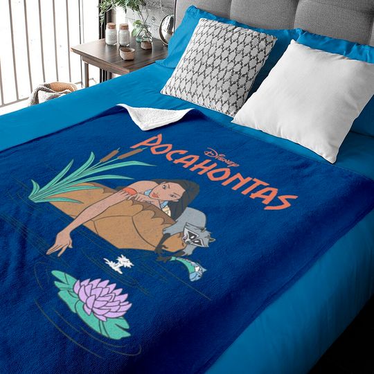 Disney Pocahontas Meeko Afternoon Dreaming Baby Blankets