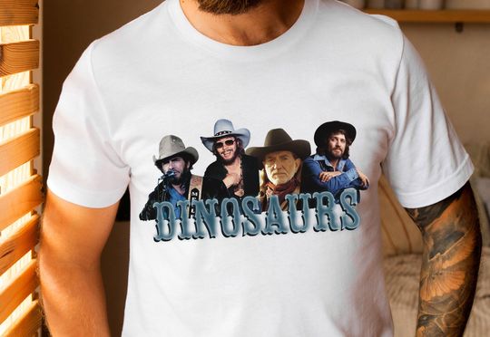 Country Legend Shirt - Dinosaurs Tee Shirt - Hank Williams, Country Music shirt