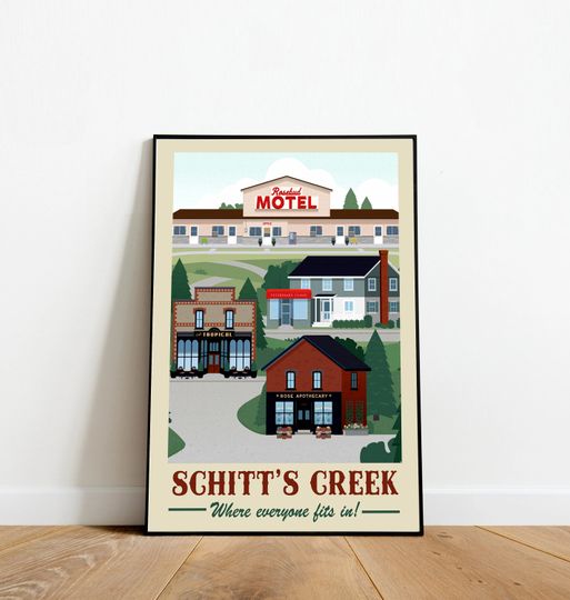 Schitts Creek - Retro Movie Poster