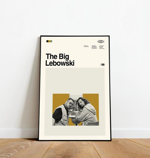 THE BIG LEBOWSKI - Coen Brothers - Vintage Poster