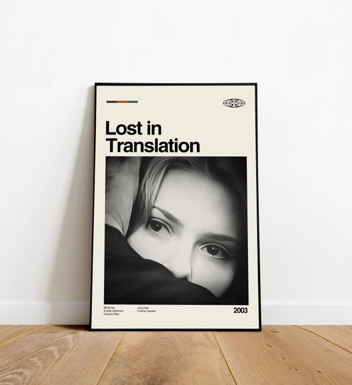 Lost in translation - Sofia Coppola - Retro Movie Poster