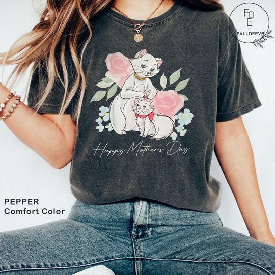 The Aristocats Mother's Day T-Shirt, Disney Cute Cat