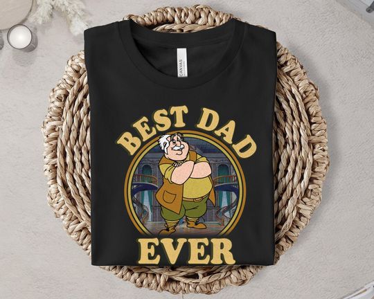 Maurice Best Dad Ever Disney Vintage Father Shirt