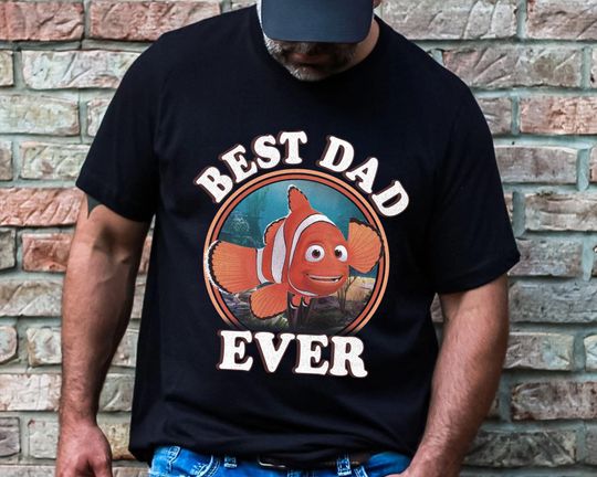 Marlin Best Dad Ever Disney Father Shirt Finding Nemo Character Shirt