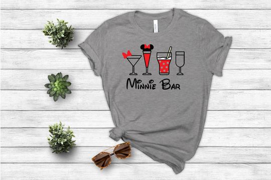 Minnie Bar Shirt, Disney Shirt, Drinking Shirt, Drinking Around the World Shirt, Epcot T-Shirt