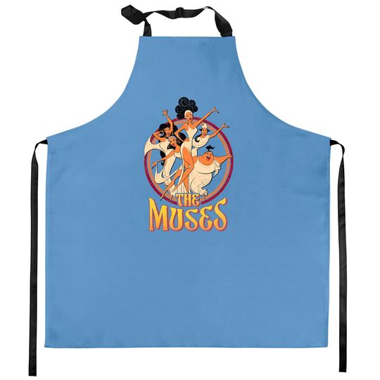 Retro 90s Disney Diva The Muses Hercules Kitchen Aprons