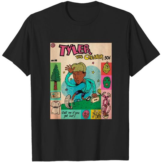 Tyler The Creator T-Shirts Retro Vintage 90s Hip Hop Graphic T-Shirts