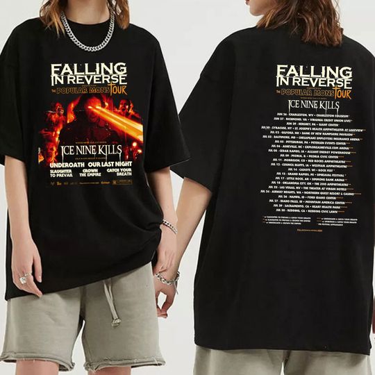 Falling In Reverse The Popular Mons Tour 2023 T Shirt