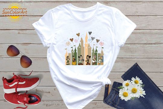 Disney Safari Castle Shirt, Mickey Safari Friends Shirt, Matching Squad Shirt, Disney Family Vacation Shirt