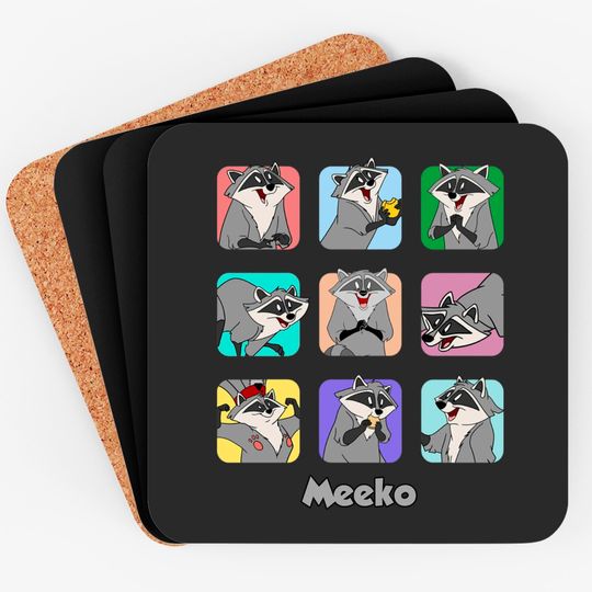 Disney Meeko Moods Pocahontas Characters Coasters