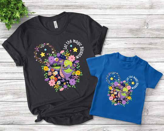 Disney Figment Shirt/Disney Epcot International Flower and Garden Festival 2023 Shirt