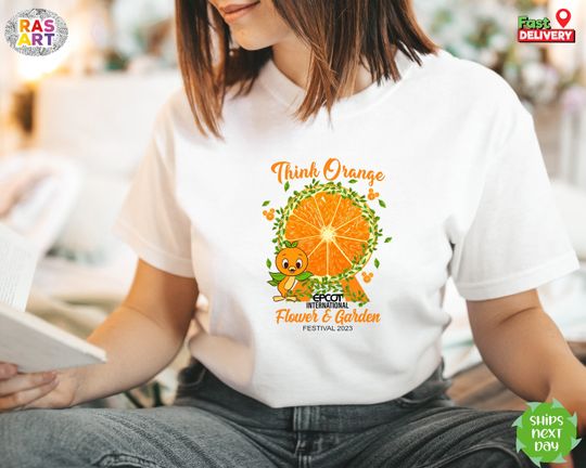 Disney Orange Bird Epcot Shirt, Disney Epcot International Flower and Garden Festival 2023