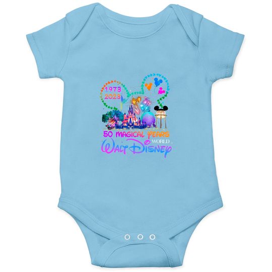 Walt Disneyworld 50th Anniversary Onesies
