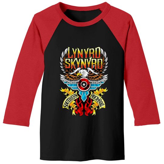 Lynyrd Skynyrd Unisex Baseball Tees: Southern Rock & Roll