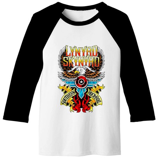 Lynyrd Skynyrd Unisex Baseball Tees: Southern Rock & Roll
