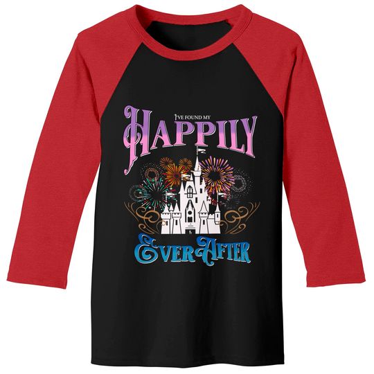 Happily Ever After, Disney Inspired, WDW, Disney fireworks, Disney unisex Baseball Tees