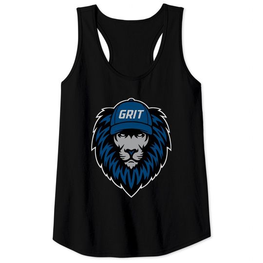 Discover Grit Tank Tops, Detroit Lion Tank Tops, Dan Campbell Tank Tops