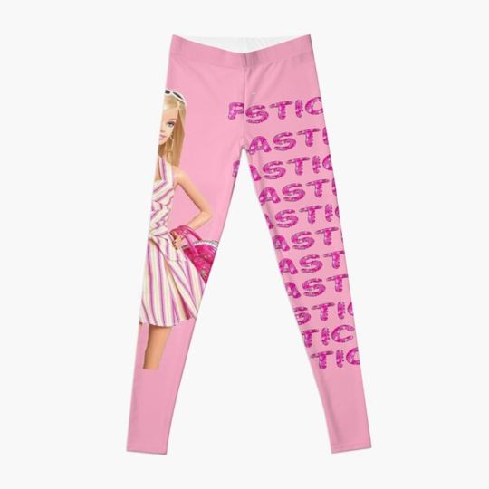 Discover "Plastic" Glitter Pink Pastel Leggings