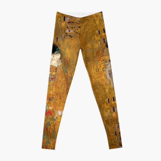 Klimt -  Woman in Gold - The Kiss Leggings