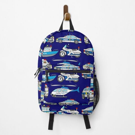 Police Vehicles Backpack