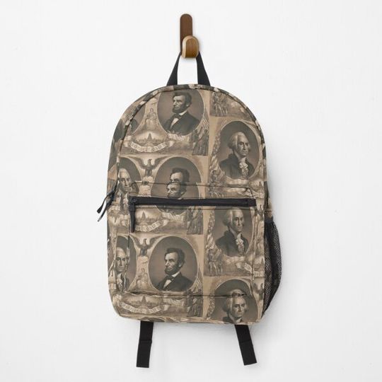 US Presidents George Washington and Abraham Lincoln Backpack