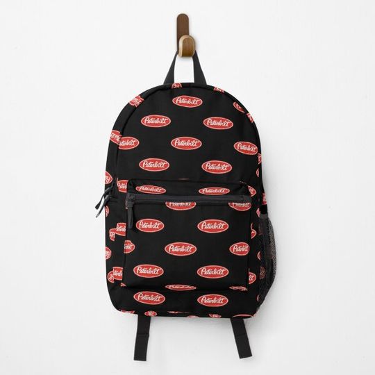 Peterbilt Truck Racing Logo Backpack