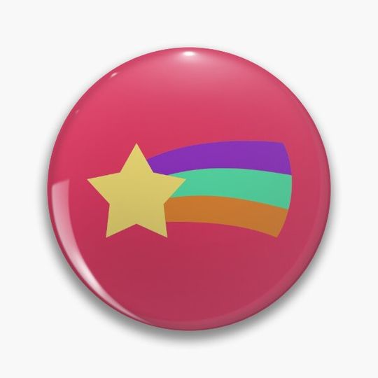 gravity falls - mabel's shooting star sweater Pin Button