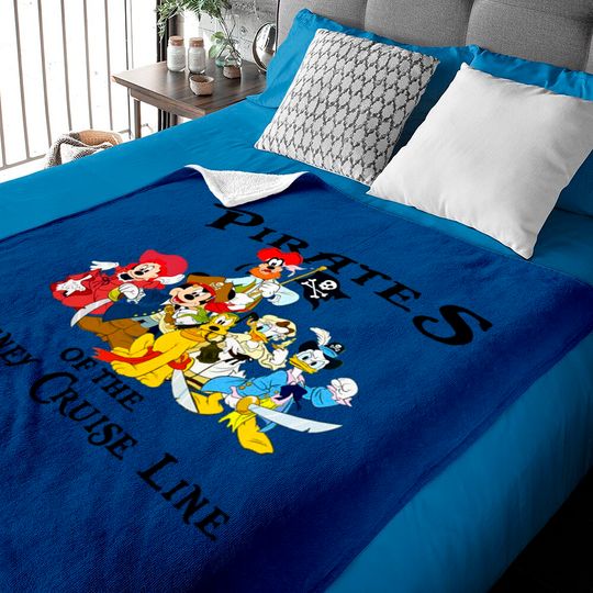 Disney Pirate Cruise Baby Blankets, Vintage Pirates Of The Caribbean Crewneck