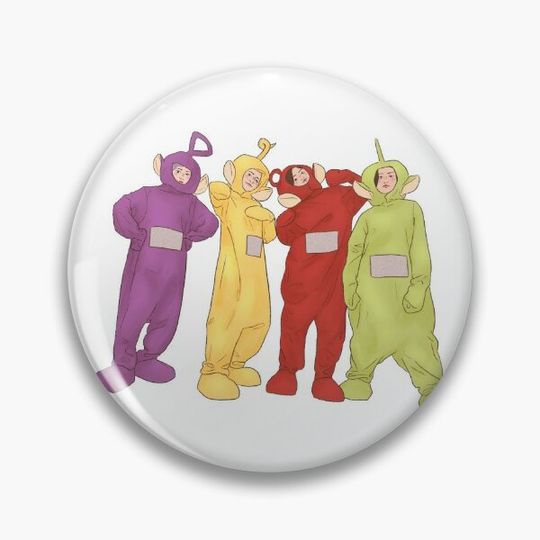 Mamamoo Teletubbies!! Pin Button