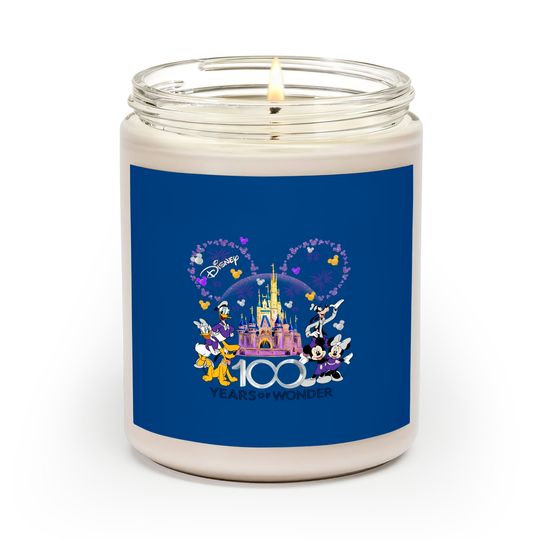 Disney 100th Anniversary Scented Candles, Disney 100 Years of Wonder Scented Candles