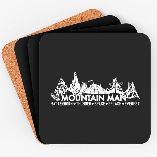 Mountain Man Disney Coasters, Attractions Ride Coasters, Guys Disney Coasters, Disney Trip Coasters