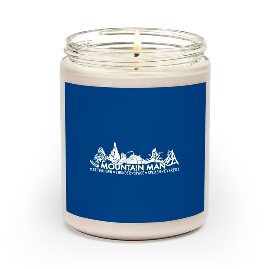 Mountain Man Disney Scented Candles, Attractions Ride Scented Candles, Guys Disney Scented Candles, Disney Trip Scented Candles