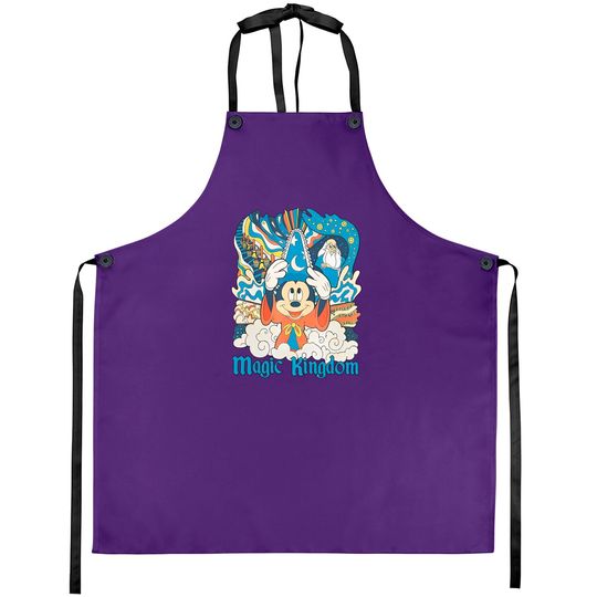 Disney Fantasia Sorcerer Mickey Mouse Aprons, Magic Wizard Aprons