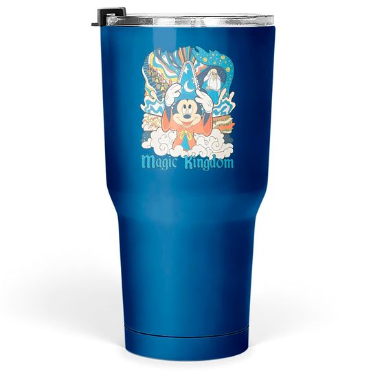 Disney Fantasia Sorcerer Mickey Mouse Tumblers 30 oz, Magic Wizard Tumblers 30 oz