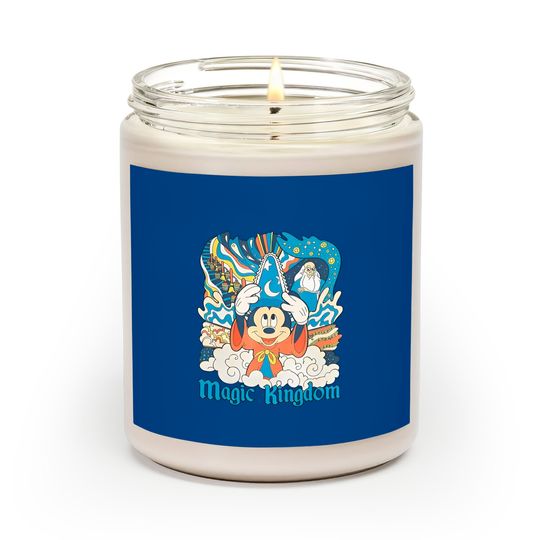 Disney Fantasia Sorcerer Mickey Mouse Scented Candles, Magic Wizard Scented Candles