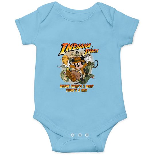 Mickey Mouse Indiana Jones  Onesies, Indiana Jones Ride Onesies
